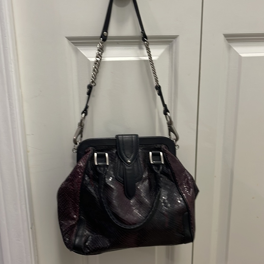 Cole Haan snake skin purse clutch